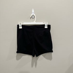 Black High Waisted Shorts